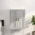 Dulap de perete suspendat, gri sonoma, 69,5x32,5x90 cm GartenMobel Dekor