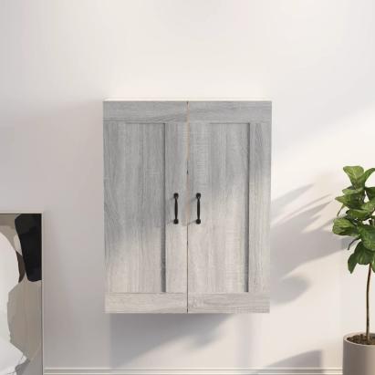 Dulap de perete suspendat, gri sonoma, 69,5x32,5x90 cm GartenMobel Dekor