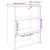 Dulap de perete suspendat, gri sonoma, 69,5x32,5x90 cm GartenMobel Dekor
