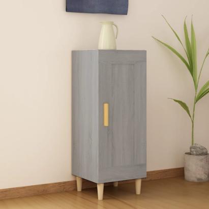 Servantă, gri sonoma, 34,5x34x90 cm, lemn compozit GartenMobel Dekor