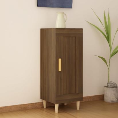 Servantă, stejar maro, 34,5x34x90 cm, lemn compozit GartenMobel Dekor