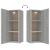 Dulap de perete, gri sonoma, 34,5x34x90 cm, lemn compozit GartenMobel Dekor