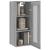 Dulap de perete suspendat, gri sonoma, 34,5x34x90 cm GartenMobel Dekor
