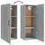 Dulap suspendat, gri sonoma, 35x34x90 cm, lemn prelucrat GartenMobel Dekor