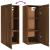 Dulap suspendat, stejar maro, 35x34x90 cm, lemn prelucrat GartenMobel Dekor