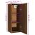 Dulap suspendat, stejar maro, 35x34x90 cm, lemn prelucrat GartenMobel Dekor