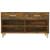 Pantofar, stejar fumuriu, 102x35x55 cm, lemn compozit GartenMobel Dekor