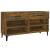 Pantofar, stejar fumuriu, 102x35x55 cm, lemn compozit GartenMobel Dekor