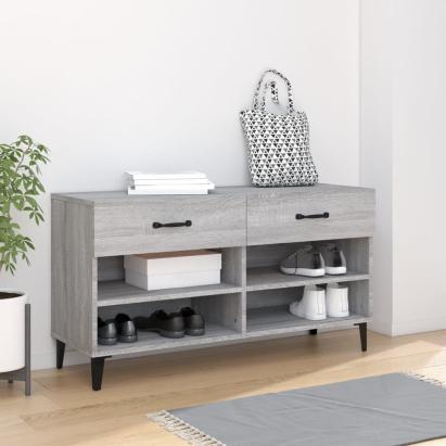 Pantofar, gri sonoma, 102x35x55 cm, lemn compozit GartenMobel Dekor