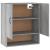 Dulap de perete, gri sonoma, 60x31x70 cm, lemn compozit GartenMobel Dekor