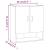 Dulap de perete, stejar maro, 60x31x70 cm, lemn prelucrat GartenMobel Dekor