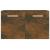 Dulap de perete, stejar fumuriu, 60x36,5x35 cm, lemn prelucrat GartenMobel Dekor