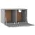 Dulap de perete, gri sonoma, 60x36,5x35 cm, lemn prelucrat GartenMobel Dekor