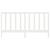 Tăblie de pat, alb, 206x4x100 cm, lemn masiv de pin GartenMobel Dekor