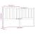 Tăblie de pat, alb, 206x4x100 cm, lemn masiv de pin GartenMobel Dekor