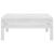 Set mobilier de grădină, 5 piese, alb, lemn masiv de pin GartenMobel Dekor