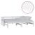 Pat extensibil de zi, 2x(90x200) cm, alb, lemn masiv de pin GartenMobel Dekor