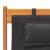 Scaune de plajă pliante, 2 buc., negru, material textil GartenMobel Dekor