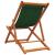 Scaune de plajă pliante, 2 buc., verde, material textil GartenMobel Dekor