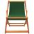 Scaune de plajă pliante, 2 buc., verde, material textil GartenMobel Dekor