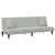 Set canapea cu perne, 2 piese, gri deschis, catifea GartenMobel Dekor