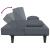 Set canapea cu perne, 2 piese, gri închis, catifea GartenMobel Dekor