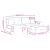 Set canapea cu perne, 2 piese, roz, catifea GartenMobel Dekor