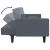 Set canapea cu perne, 2 piese, gri închis, catifea GartenMobel Dekor