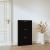 Pantofar, negru, 59x17x108 cm, lemn compozit GartenMobel Dekor