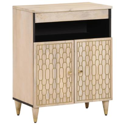 Dulap lateral, 60x33x75 cm, lemn masiv de mango GartenMobel Dekor
