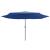 Umbrelă de soare de exterior, stâlp metalic, azuriu, 400 cm GartenMobel Dekor