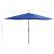 Umbrelă de soare de exterior, stâlp metalic, azuriu, 400 cm GartenMobel Dekor