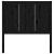 Tăblie de pat, negru, 95,5x4x100 cm, lemn masiv de pin GartenMobel Dekor