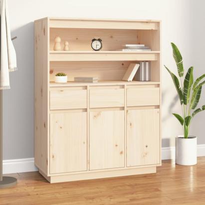 Dulap înalt, 89x40x116,5 cm, lemn masiv de pin GartenMobel Dekor