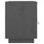 Noptiere, 2 buc., gri, 40x34x45 cm, lemn masiv de pin GartenMobel Dekor