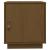 Noptiere, 2 buc., maro miere, 40x34x45 cm, lemn masiv de pin GartenMobel Dekor