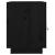 Noptiere, 2 buc., negru, 40x34x45 cm, lemn masiv de pin GartenMobel Dekor