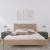 Noptiere, 2 buc., gri, 40x34x35 cm, lemn masiv de pin GartenMobel Dekor