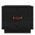 Noptiere, 2 buc., negru, 40x34x35 cm, lemn masiv de pin GartenMobel Dekor