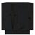 Noptiere, 2 buc., negru, 40x34x35 cm, lemn masiv de pin GartenMobel Dekor