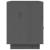 Noptiere, 2 buc., gri, 40x34x45 cm, lemn masiv de pin GartenMobel Dekor