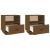 Noptiere, 2 buc., maro miere, 40x34x45 cm, lemn masiv de pin GartenMobel Dekor