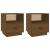 Noptiere, 2 buc., maro miere, 40x34x45 cm, lemn masiv de pin GartenMobel Dekor