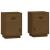 Noptiere, 2 buc, maro miere, 40x34x55 cm, lemn masiv de pin GartenMobel Dekor