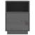 Noptiere, 2 buc., gri, 40x34x55 cm, lemn masiv de pin GartenMobel Dekor