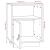 Noptiere, 2 buc., gri, 40x34x55 cm, lemn masiv de pin GartenMobel Dekor