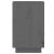 Noptiere, 2 buc., gri, 40x34x55 cm, lemn masiv de pin GartenMobel Dekor