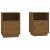 Noptiere, 2 buc, maro miere, 40x34x55 cm, lemn masiv de pin GartenMobel Dekor