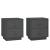 Noptiere, 2 buc., gri, 40x34x45 cm, lemn masiv de pin GartenMobel Dekor