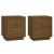 Noptiere, 2 buc., maro miere, 40x34x45 cm, lemn masiv de pin GartenMobel Dekor